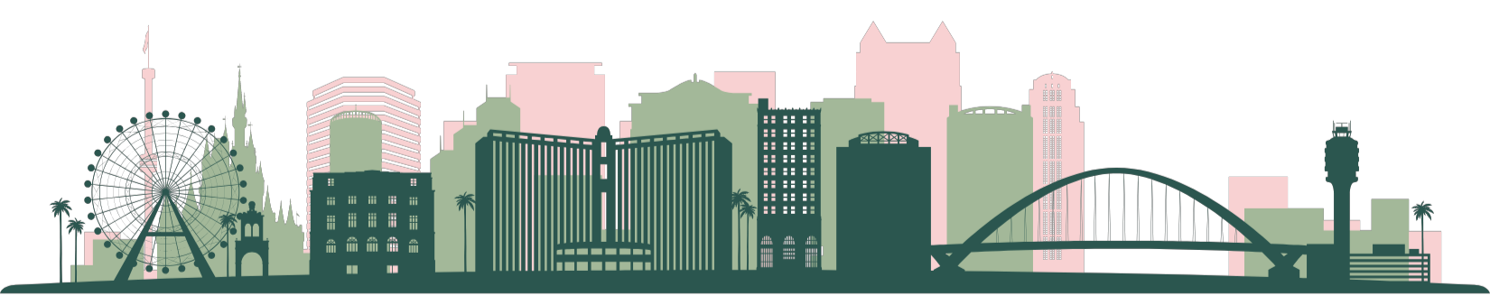 Orlando skyline graphic